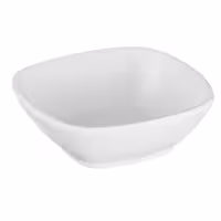 (6 adet) Kase - ZEN - Melamin - 200ml - köşeli - 120x120mm - Derinlik:40mm - Beyaz