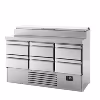 Pripremni rashladni pult Mini - 1460x700 mm - 6 ladica - za 8x GN 1/4