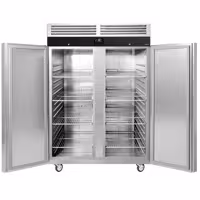Szafa mroźnicza PREMIUM – stal nierdzewna – GN 2/1 – 1350 L – z 2 drzwiami