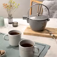 STAUB | Cast Iron Teapot 1.1 L – Graphite Grey - Induction, Grill & Oven