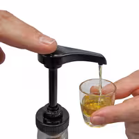 (6 pcs) FUCHS | 2cl Dispenser Pump for Alcoholic Drinks - for 3 to 4.5 L Bottles