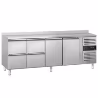 ECO rashladni pult – 2230 x 700 mm – s 2 vrata – 4 ladice – s nadvratnikom