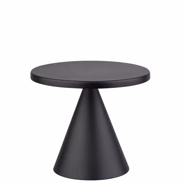 Şarj Edilebilir Masa Lambası - CONE MINI - 3 kademeli kısılabilir - Ø130x115mm - Siyah