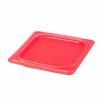 (6 szt.) CAMBRO | Pokrywa GN 1/6 SafeTrak – polipropylen – czerwona