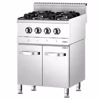Plinski štednjak - 13,06 kW - 4 plamenika - nadpultni