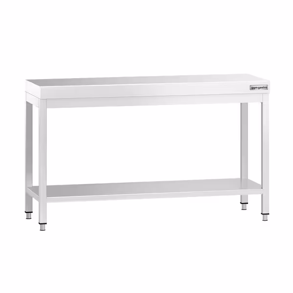 طاولة عمل ستانلس ستيل PREMIUM - 1400x800mm - مع رف سفلي