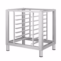 Base Stand - for Commercial Combi Oven - 820x740x800mm - with 7x GN 1/1 Tray Racks - Stainless Steel - compatible with KDDV10, KDDV6, KDDV4, KDMV10, KDMV6 & KDMV4