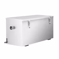 Profesionalni separator masti - 20 l - s taložnikom 10 l - do 50 obroka/dan - samostojeći - inox - sukladno EN 1825