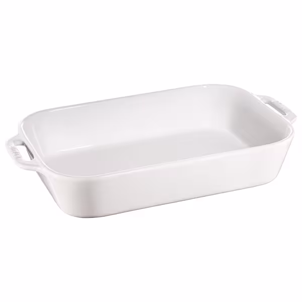 STAUB | CERAMIQUE - Tepsija za pečenje - 340x240 mm - Keramika - Čisto bijela boja