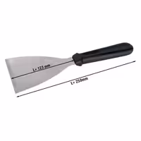 Pastry Spatula - Stainless Steel - Blade: 123mm - Length: 250mm - 100xmm