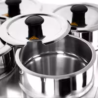 Stolni bain-marie - grijač za umake - 14 l - 600 W - 4 lonca s po 3,5 l