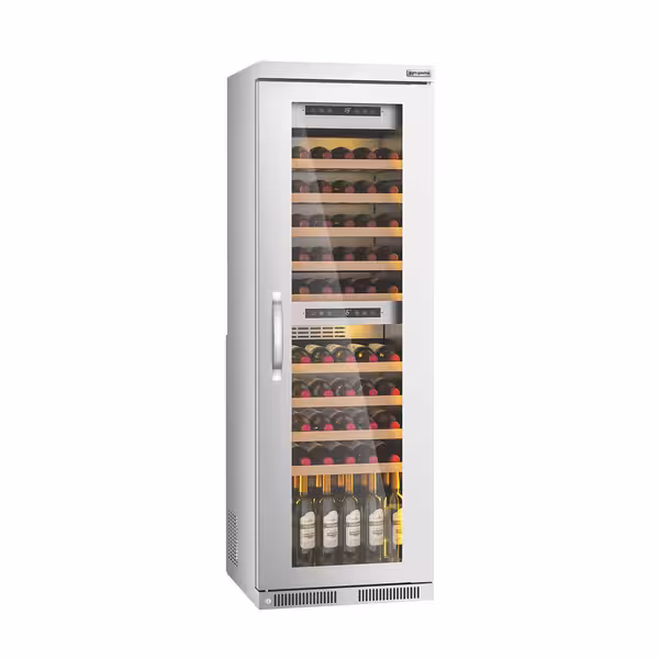 Frigoriferu tal-inbid – żewġ żoni ta' temperatura – 100 litri – sa 72 flixkun