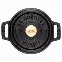 STAUB | Mini Cocotte Round Enamelled Cast Iron Casserole Dish – Ø 120 mm – Black