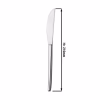 (12 pcs) Fish knife Aleria - 13/0 stainless steel - 210mm