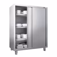 خزانة أدوات المائدة PREMIUM - 1400x600mm - 2 أبواب منزلقة - الارتفاع: 1800mm