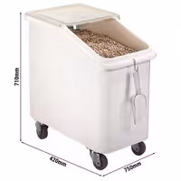 CAMBRO | Kolica za brašno / sastojke - 102 litra - Polietilen