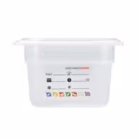 (6 komada) CAMBRO | SafeTrak – GN 1/6 polipropilenski spremnik – neprozirni – Visina: 100 mm