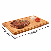(6 pcs) Steak Board - 400x250mm