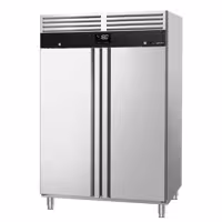 Szafa mroźnicza PREMIUM – stal nierdzewna – GN 2/1 – 1200 L – z 2 drzwiami
