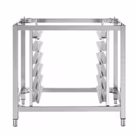 Base Stand - 7x GN 1/1 Tray Racks - for Commercial Combi Ovens - 920x620x800mm - Stainless Steel - for BKDV865-2SM, BKDV705-2SM, HV705-1TL & HV865-1TL
