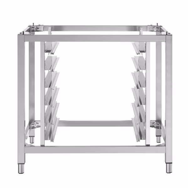 Base Stand - 7x GN 1/1 Tray Racks - for Commercial Combi Ovens - 920x620x800mm - Stainless Steel - for BKDV865-2SM, BKDV705-2SM, HV705-1TL & HV865-1TL