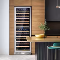 Hladnjak za vino - Inox - 2 klimatske zone - 450 l - max. 160 boca