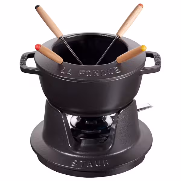 STAUB | SPECIALITIES - Fondü Seti - Ø 160mm - Dökme demir - Siyah