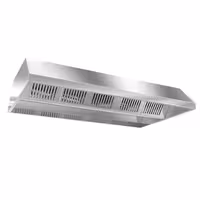Okap sufitowy – 3400 mm – z filtrami i lampą