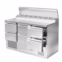 Pripremni rashladni pult Mini ECO - 1368x700 mm - 6 ladica - za 8x GN 1/6