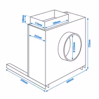 Airbox PRO - 2 500 m³/h - 230 V (monofazno)