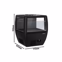 Commercial Impulse Cooler - 772x833mm - 87 L - With Sliding Glass Lid - For UK