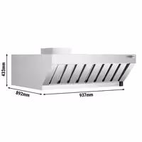 Kondenzacijska napa s ugljenim filterom - kompatibilno s konvektomatima BKDV1200-2SM, BKDV865-2SM, BKDV705-2SM, BKDMV1646, HV865-1TL, HV705-1TL, HV1200-1TL & EHLBDV664
