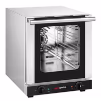 Commercial Convection Oven – Manual Controls – for 4 × GN 1/2 – with Timer – incl. 3 Baking Trays