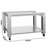Base Stand - for Pizza Oven - 1462x485x1185mm - Stainless Steel - for POP934E