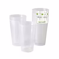 (60 pcs) Polycarbonate Cup (reusable) - 400ml - Ø 85mm - Clear