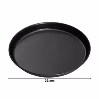 Pleh za pizzu - crni čelik - Ø 330 mm