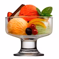 (24 pcs) Iceville | Ice Cream Cup - Glass - 0.26L