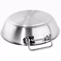 Patelnia do paelli – stal nierdzewna – Ø 320 mm – wysokość: 65 mm – 6 L – nadaje się do indukcji