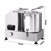 Kuter (sjekač) - 6 l - 1,8 kW - 230 V - 986-2470 o/min