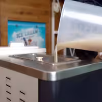 Commercial Soft Serve Ice Cream Machine - 11.25L/h - 1.5kW - for 1 flavour - Countertop - Pre-Cooling