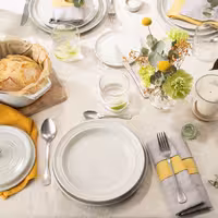 STAUB | Dining Line Ceramic Flat Plate – Ø 15 cm - White Truffle