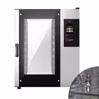 Commercial Electric Bakery Combi Oven - Touchscreen Controls - 10x EN 600x400 - incl. Automatic washing system, Core temperature probe, HACCP monitoring, USB