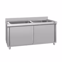 ECO ormar za pranje posuđa – 1800 x 600 mm – s 2 sudopera