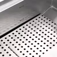 Indukcijska friteza - 30 L - 10,0 kW - elektroničko upravljanje - s automatskim podizanjem košare - s ormarićem s 1 vratima
