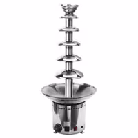 Commercial Chocolate Fountain - Cascade Waterfall - 6-Tier - Capacity: 8kg - 300W - Height: 840mm