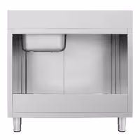 Sudoper s ormarićem ECO - inox - 1000 x 600 mm - s 1 koritom - korito desno