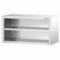 خزانة حائط ستانلس ستيل PREMIUM - 1200x400mm - بدون باب انزلاقي - بدون باب ذو أجنحة - ارتفاع 650 mm