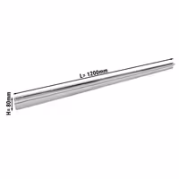 Aluminijska vodilica za narudžbe - 120 cm | Držač papirića | Stezna letvica | Letvica za papiriće | Vodilica za papiriće