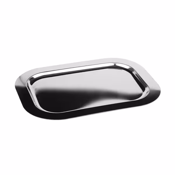 (6-Deeler) Tablett – FINESSE – Rostfräi Stol – 390 x 260 mm – Héicht: 20 mm