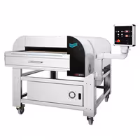 Electric Conveyor Pizza Oven - with Fireclay Stone Conveyor Belt - 1500x2500mm (59.1"x98.4") - Digital Controls - Belt width: 780mm (30.7") - up to 400°C - 200 pizzas/hour - Ø 32 cm each